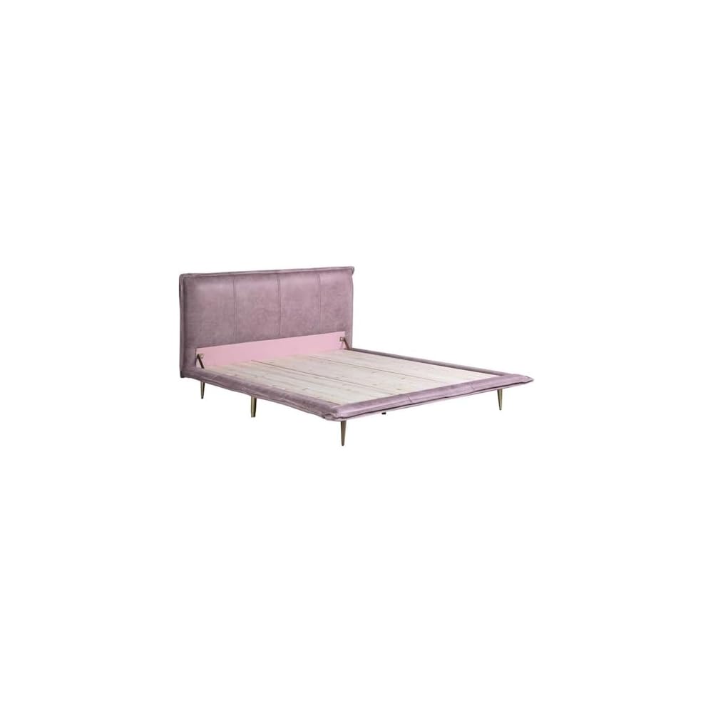 Metis Queen Bed in Pink