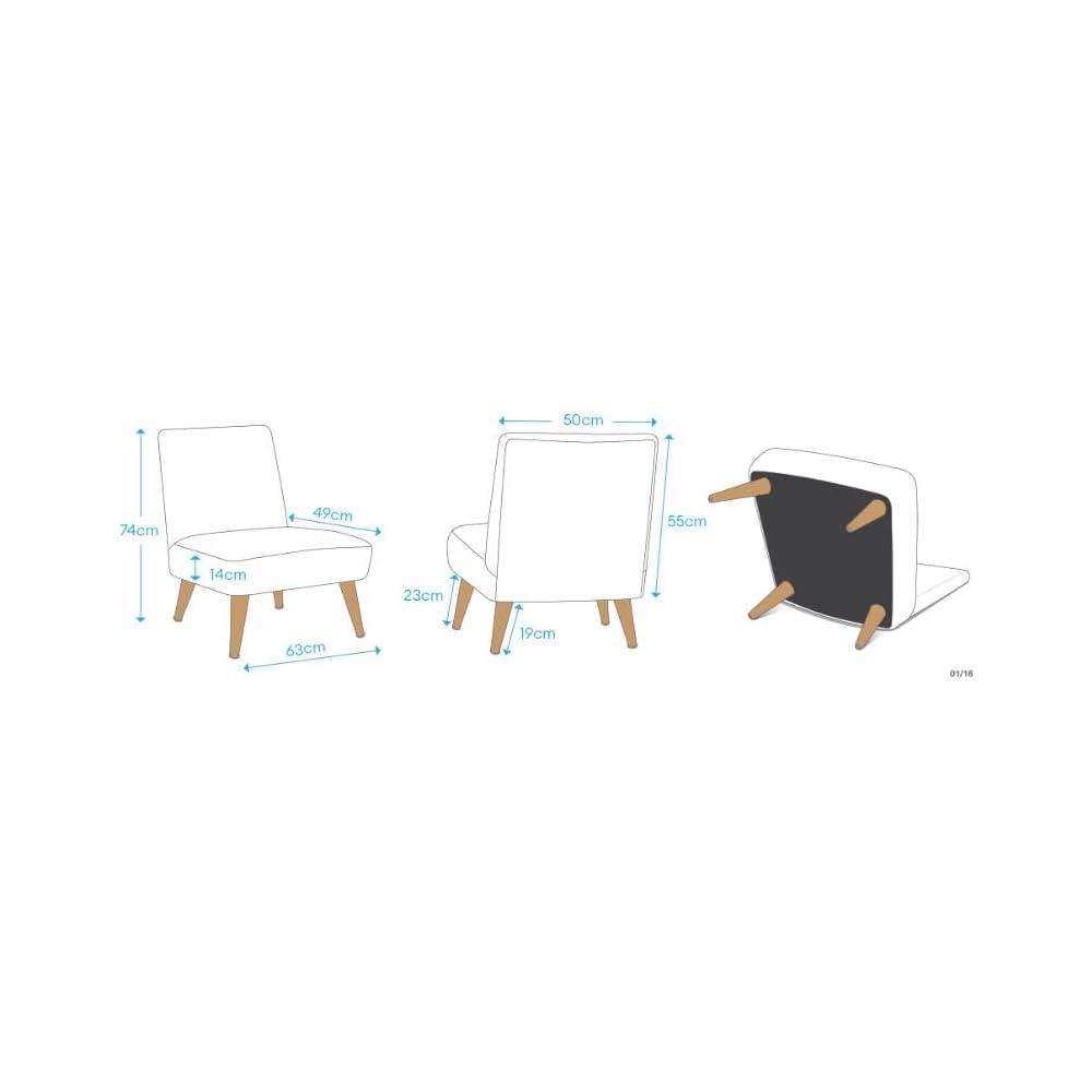 Chair Black White Stripes