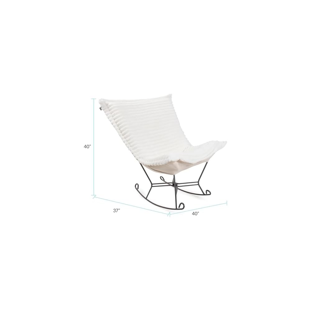 Puff Rocker Shar Pei White/Natural