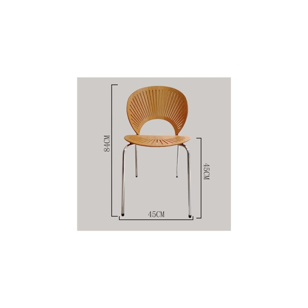 Restaurant Dining Table Chairs Ins Shell Chair Home Backrest