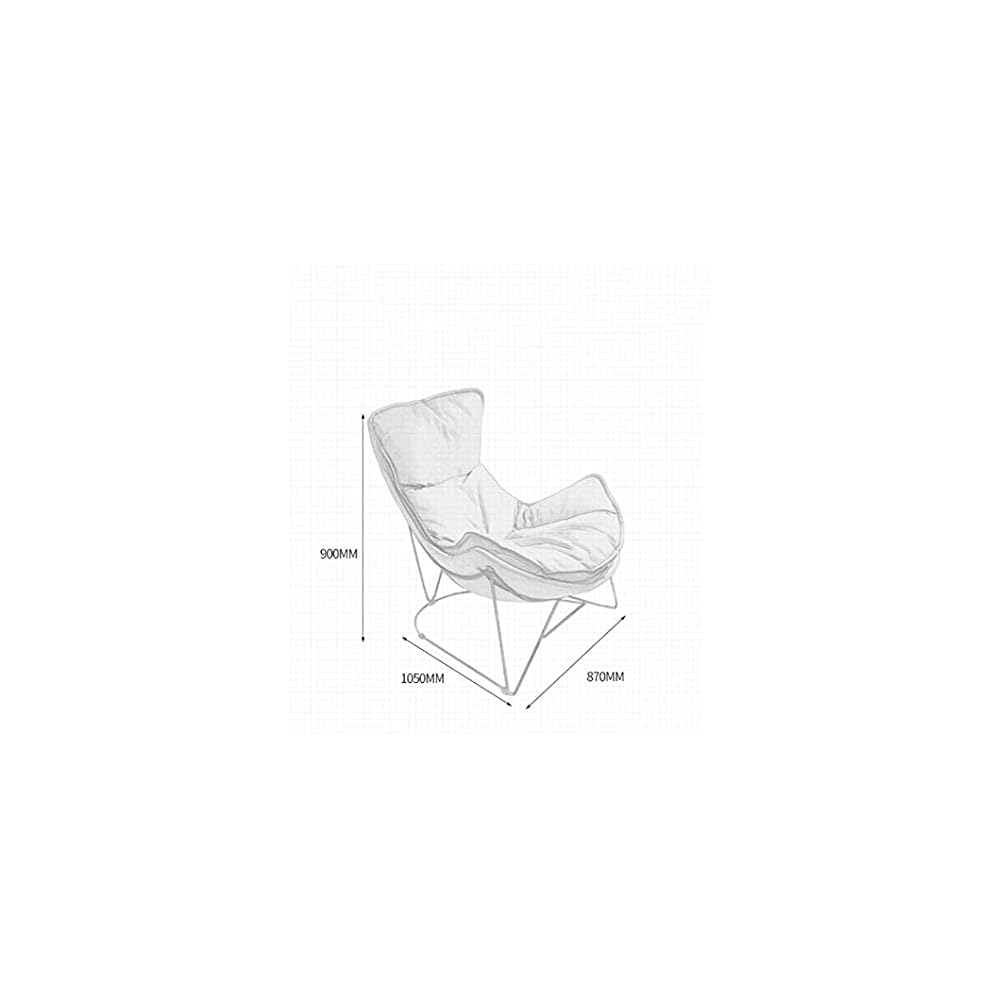 Bedroom Lounge Chair Lazy Sofa Chair Armchair Living Room Chairs Accent Chair Bedroom Chair Snuggle Chair 8710590cm/34.2×41.3×35.4Inch