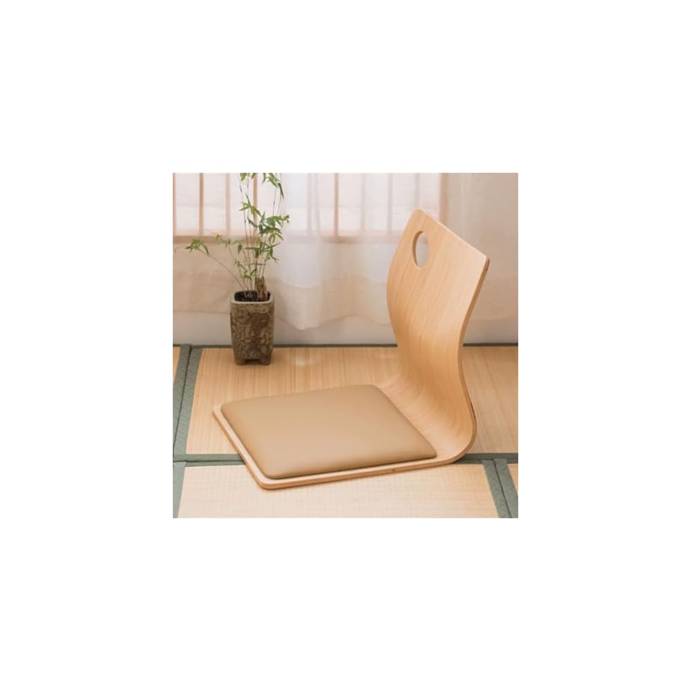 LSLYTQ Floor Chair, Chair with Back Support, Meditation Floor Sitting Chair Legless Lazy Sofa Chair, Bay Window Balcony Living Room Tea Room Chair Floor Seat Meditation Chair