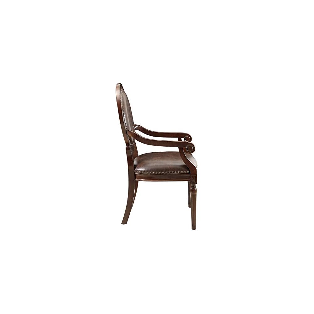 Kennard Accent Chair, Dark Brown