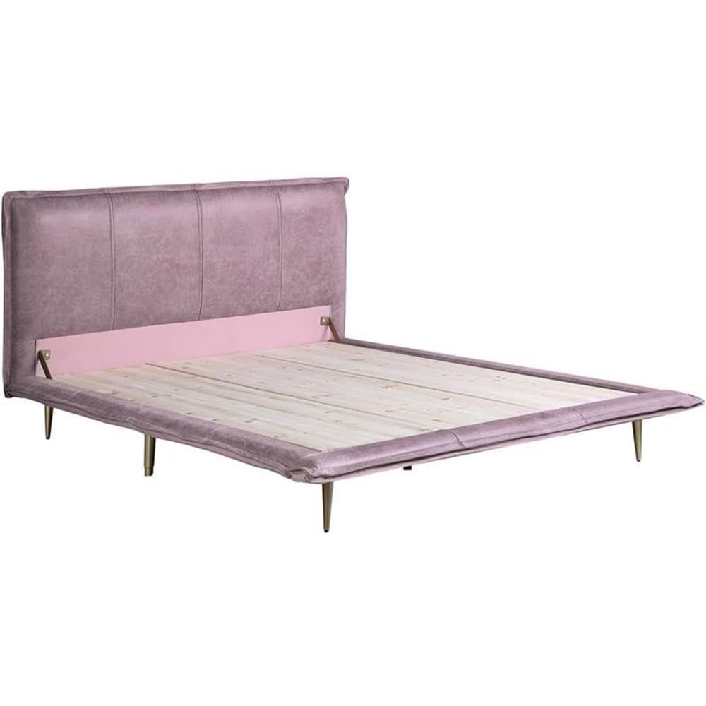 Metis Queen Bed in Pink