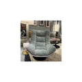 Brown Leather Tufted Wingback Chair with Rolled Arms and Wood Legs