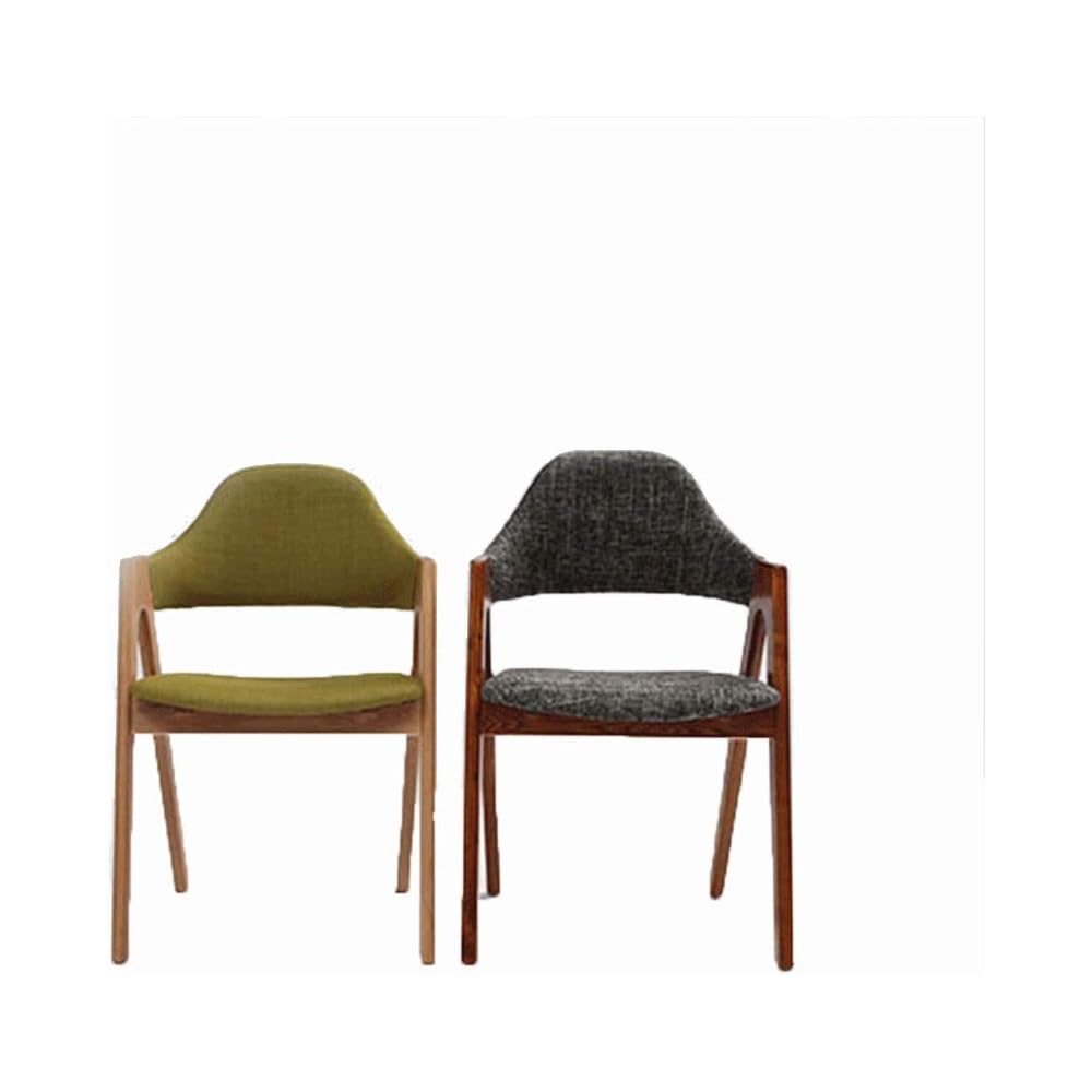 Renovation House Floor Chair Solid Wood Chair Chair Sofa Chair in Solid Wood Recliner for Bedroom Dining Living Room Office (Color : Black Size : 80 * 45 * 48cm)